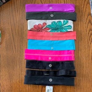 Bundle of 9 Lululemon headbands